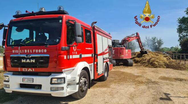 Incendio Fiumicino