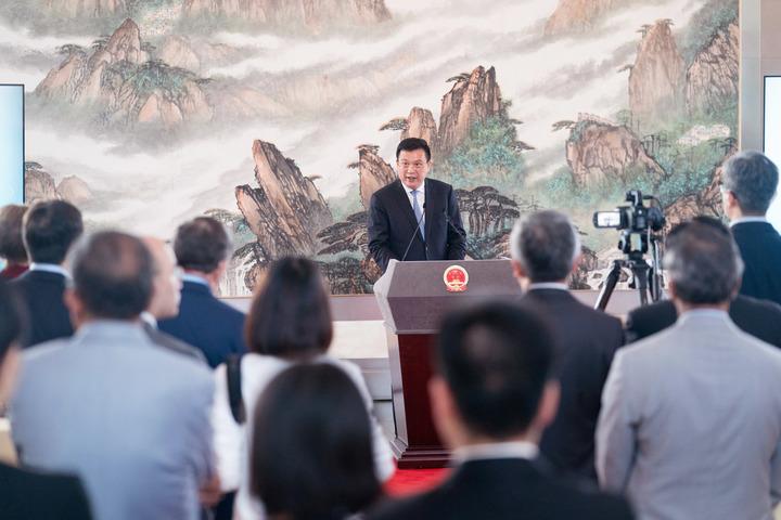 Presidente Xinhua tiene discorso a ricevimento per dialogo e scambi a Washington